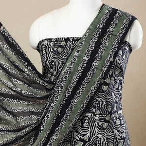 3pc Cotton Kutch Batik Print Dress Material 37