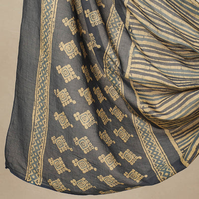 3pc Cotton Kutch Batik Print Dress Material 38