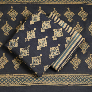 3pc Cotton Kutch Batik Print Dress Material 38