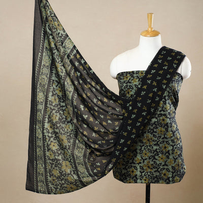 3pc Cotton Kutch Batik Print Dress Material 41
