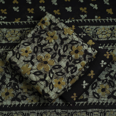 3pc Cotton Kutch Batik Print Dress Material 41