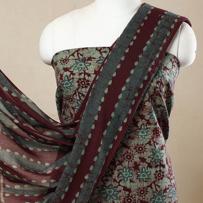 3pc Cotton Kutch Batik Print Dress Material 45