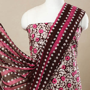 3pc Cotton Kutch Batik Print Dress Material 46