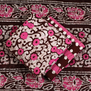 3pc Cotton Kutch Batik Print Dress Material 46