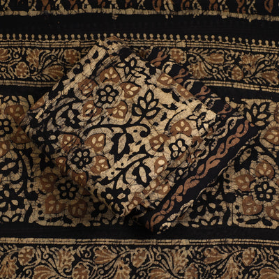 3pc Cotton Kutch Batik Print Dress Material 47