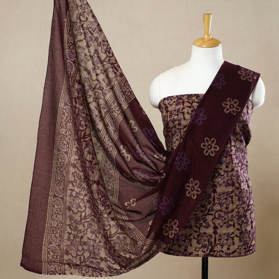 3pc Cotton Kutch Batik Print Dress Material 53