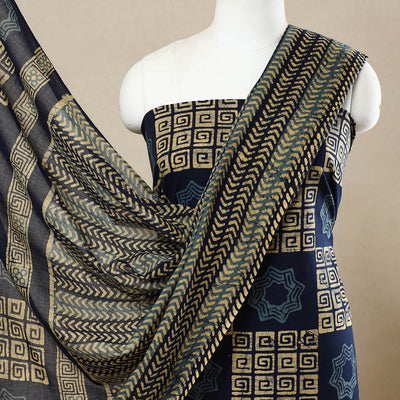 3pc Cotton Kutch Batik Print Dress Material 54