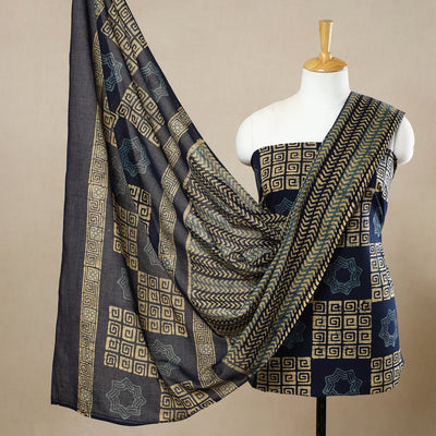 3pc Cotton Kutch Batik Print Dress Material 54