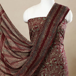 3pc Cotton Kutch Batik Print Dress Material 57