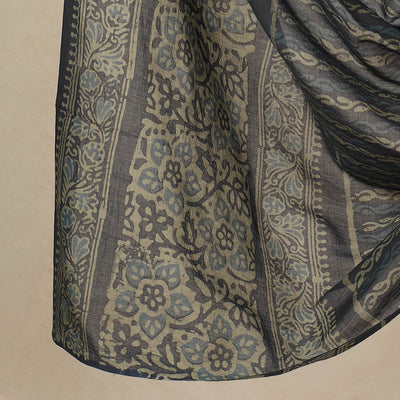 Green - 3pc Cotton Kutch Batik Print Dress Material 67