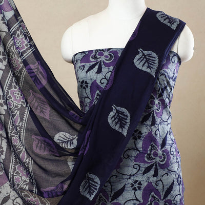 3pc Cotton Kutch Batik Print Dress Material 69