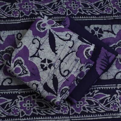 3pc Cotton Kutch Batik Print Dress Material 69