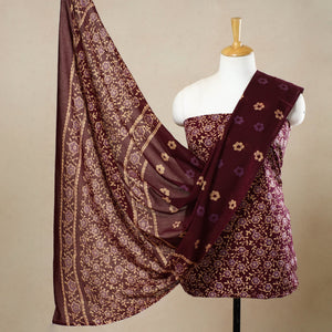 3pc Cotton Kutch Batik Print Dress Material 70