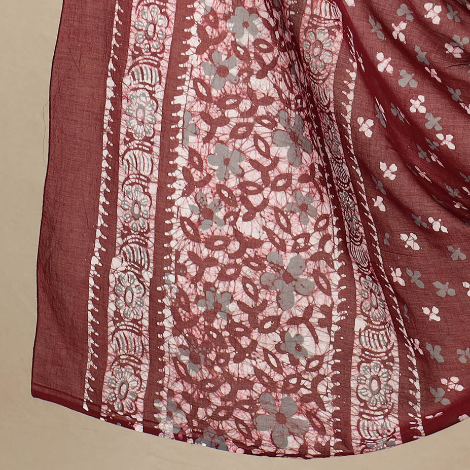 3pc Cotton Kutch Batik Print Dress Material 72