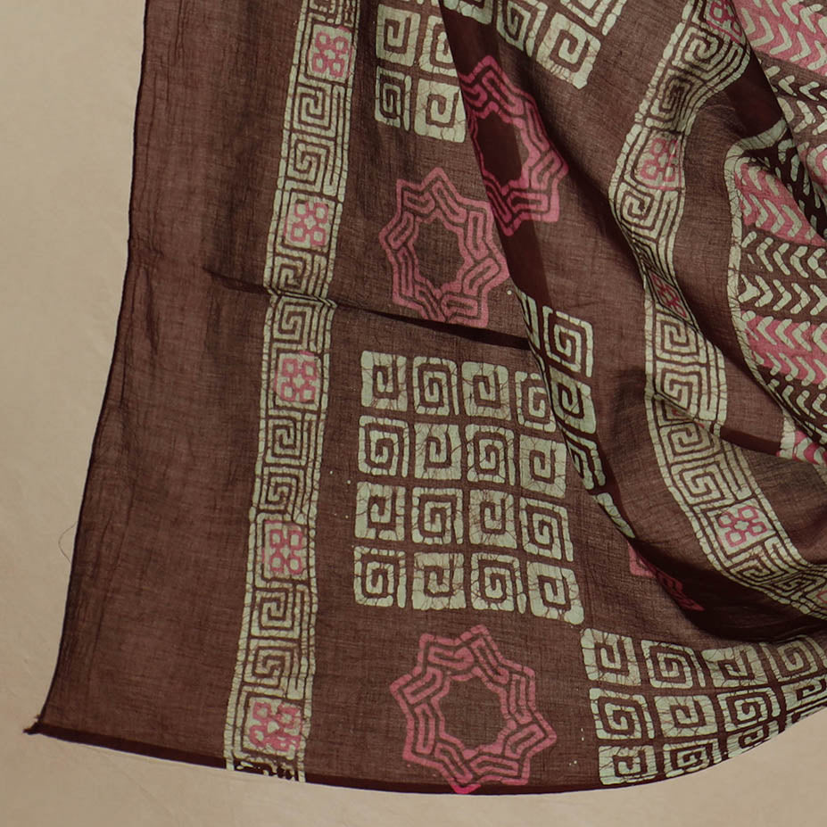 3pc Cotton Kutch Batik Print Dress Material 74