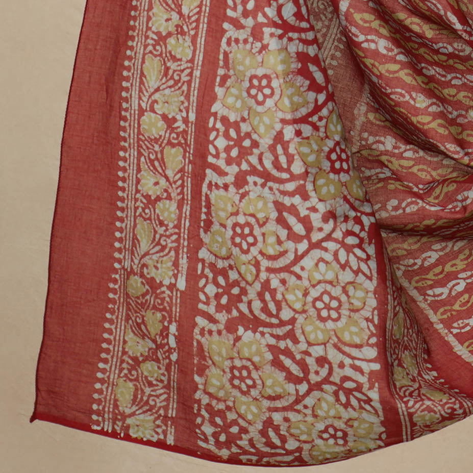 3pc Cotton Kutch Batik Print Dress Material 75