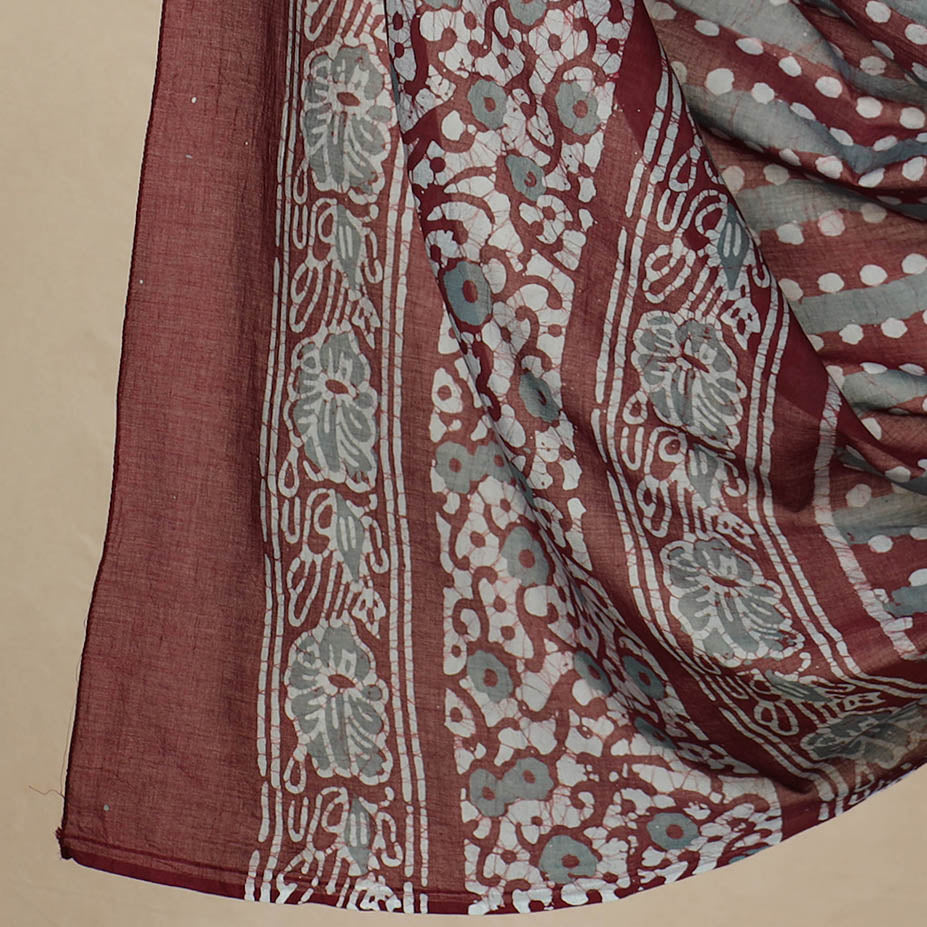 3pc Cotton Kutch Batik Print Dress Material 82