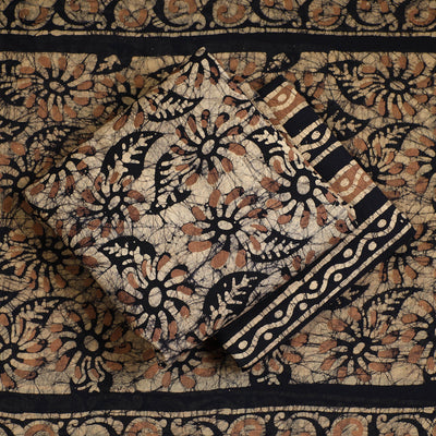 3pc Cotton Kutch Batik Print Dress Material 85