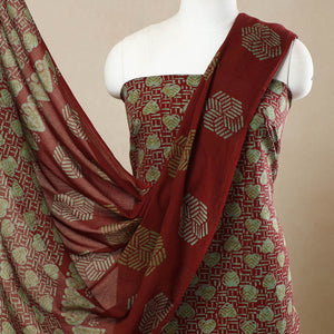 3pc Cotton Kutch Batik Print Dress Material 88