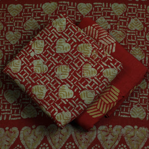 3pc Cotton Kutch Batik Print Dress Material 88