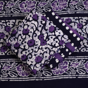 3pc Cotton Kutch Batik Print Dress Material 91