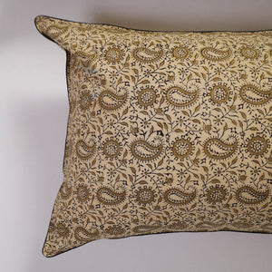 Beige - Handcrafted Cotton Pillow Cover (Set of 2) 03
