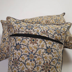 Beige - Handcrafted Cotton Pillow Cover (Set of 2) 04