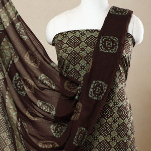 3pc Cotton Kutch Batik Print Dress Material 102