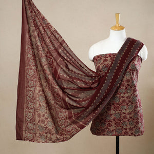3pc Cotton Kutch Batik Print Dress Material 104