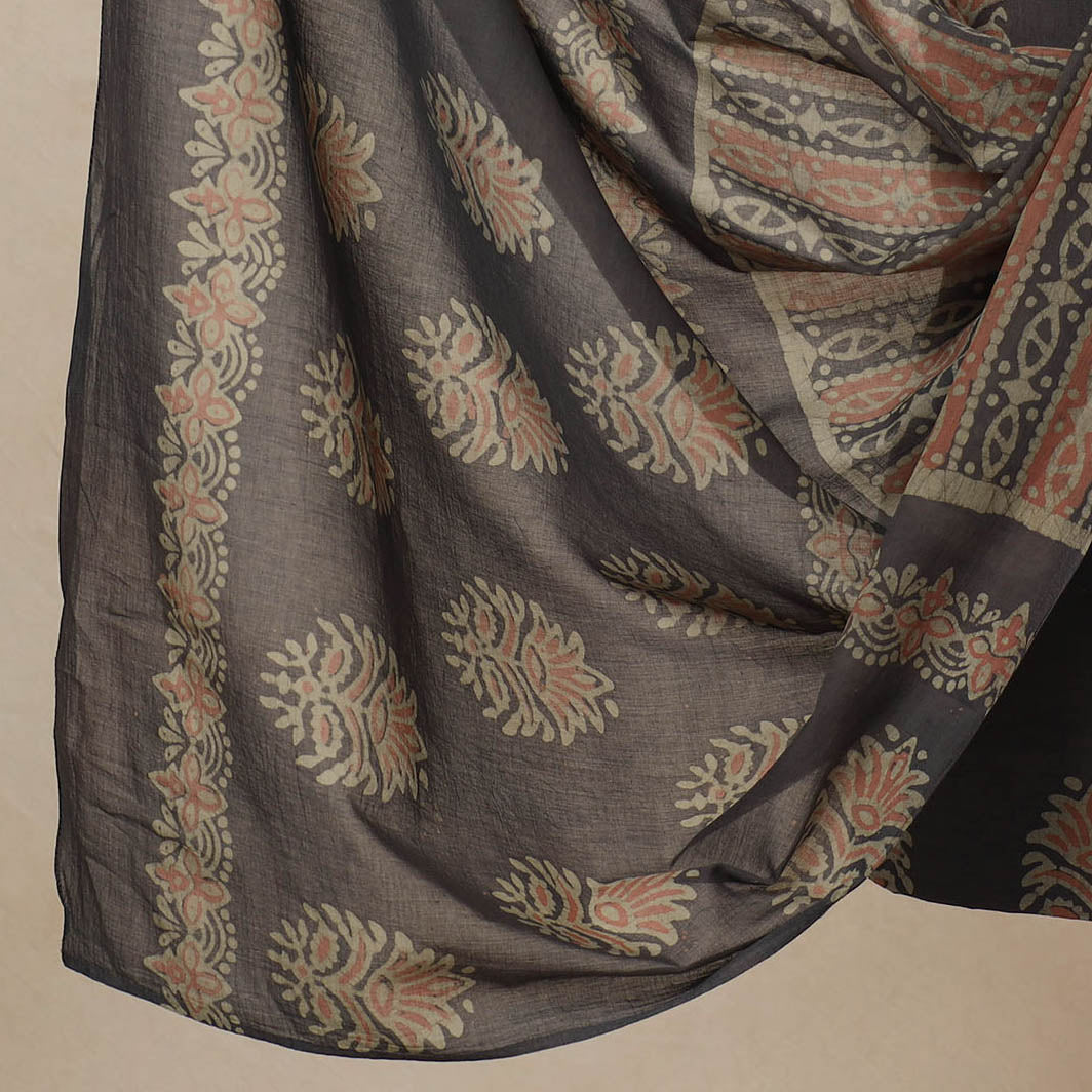3pc Cotton Kutch Batik Print Dress Material 105