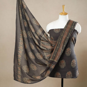 3pc Cotton Kutch Batik Print Dress Material 105