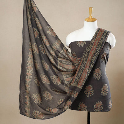 3pc Cotton Kutch Batik Print Dress Material 105