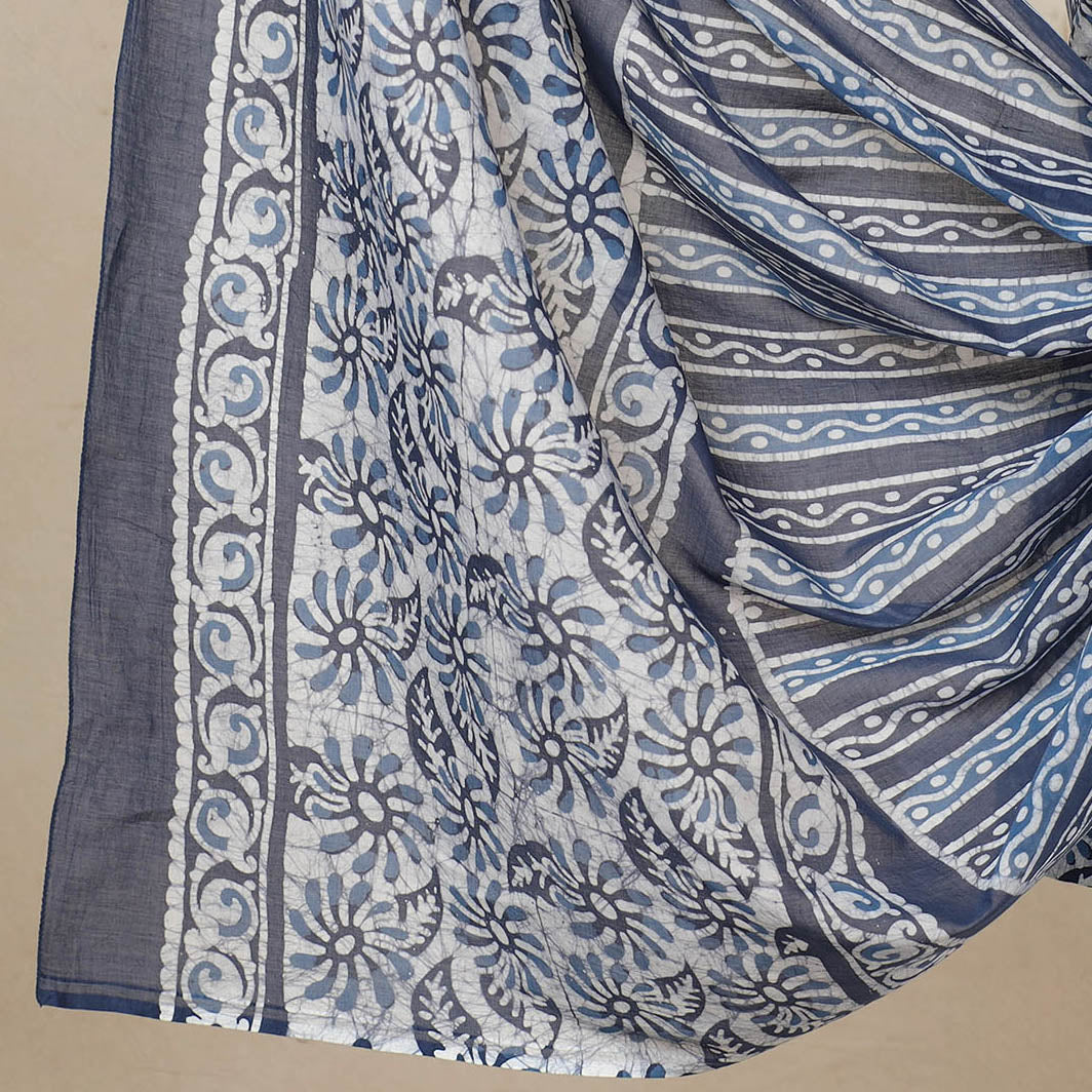 3pc Cotton Kutch Batik Print Dress Material 110