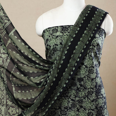 3pc Cotton Kutch Batik Print Dress Material 112