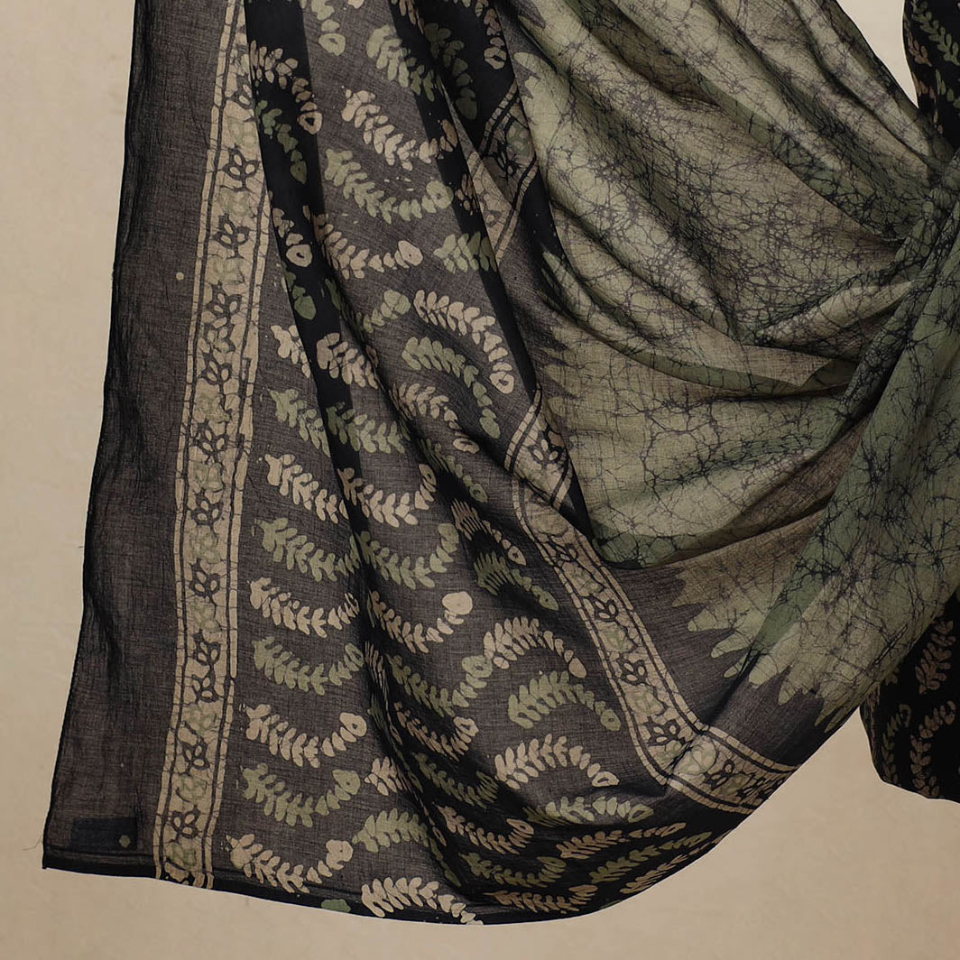 3pc Cotton Kutch Batik Print Dress Material 118