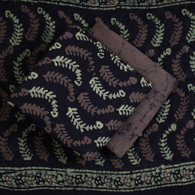 3pc Cotton Kutch Batik Print Dress Material 113