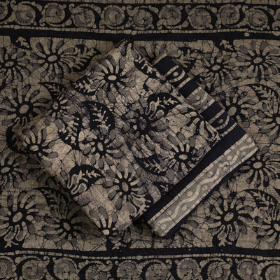 3pc Cotton Kutch Batik Print Dress Material 116