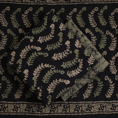 3pc Cotton Kutch Batik Print Dress Material 118