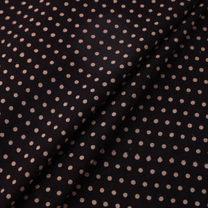 Black - Pure Cotton Ajrakh Print Fabric 25