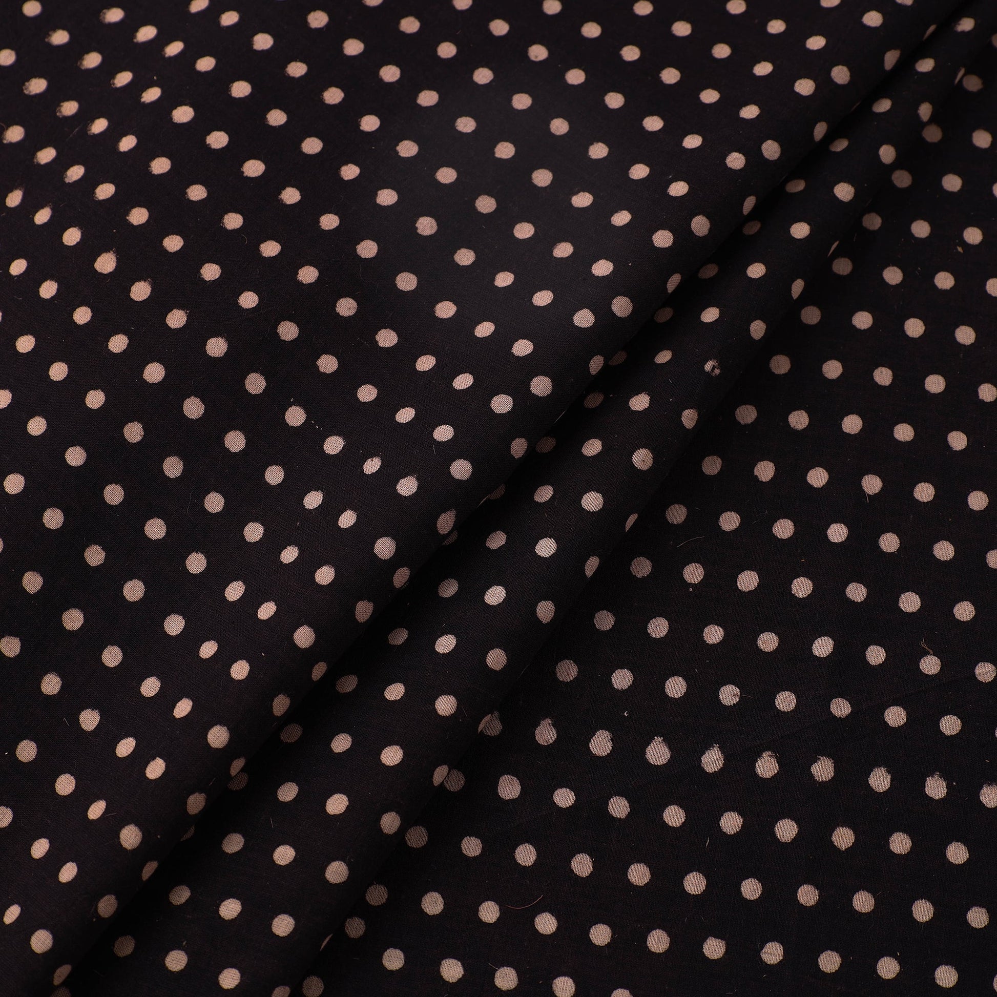 Black - Pure Cotton Ajrakh Print Fabric 25