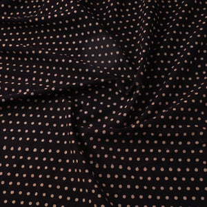 Black - Pure Cotton Ajrakh Print Fabric 25