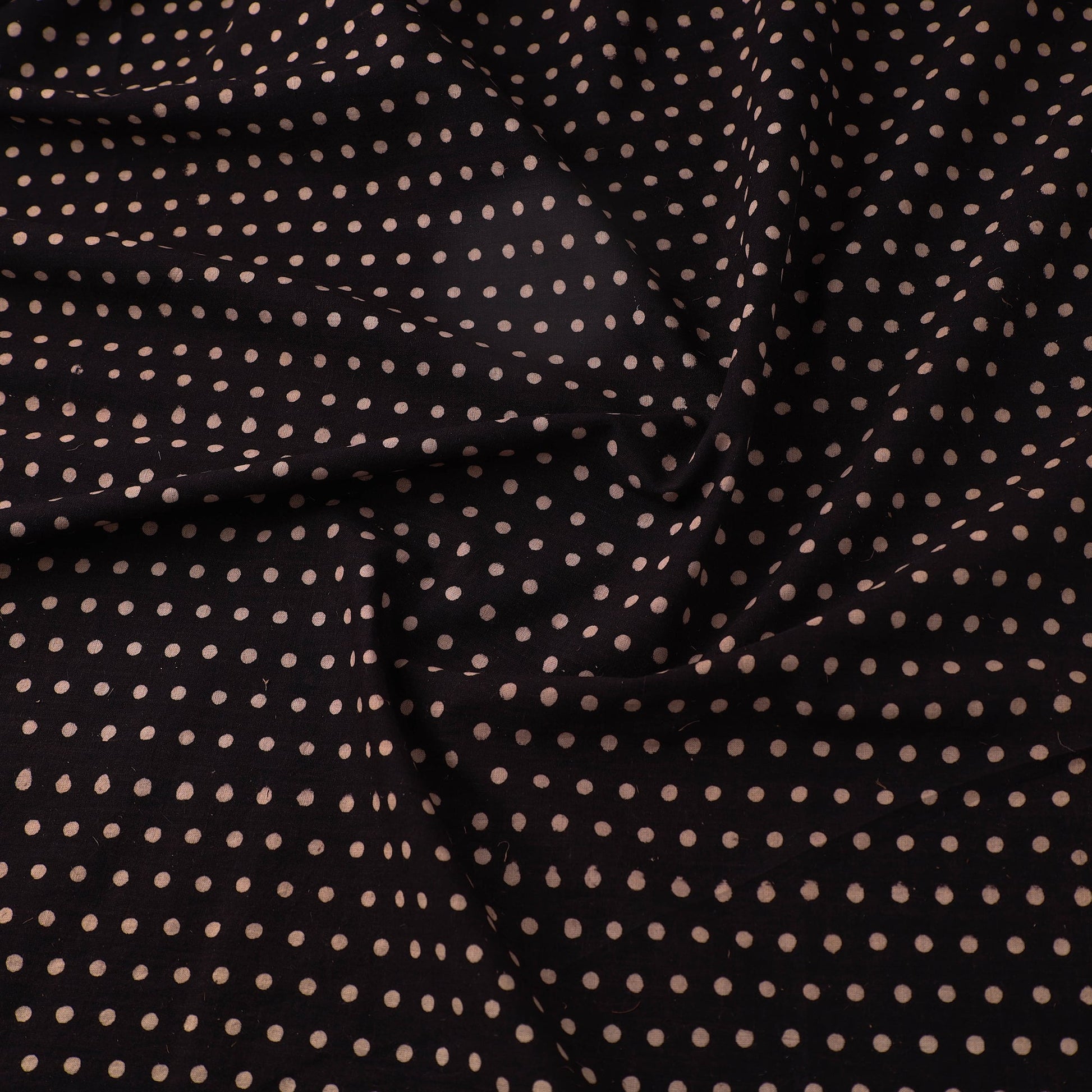 Black - Pure Cotton Ajrakh Print Fabric 25