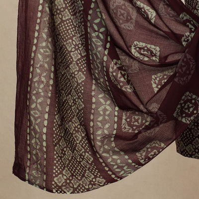 3pc Cotton Kutch Batik Print Dress Material 123