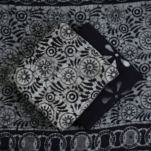 3pc Cotton Kutch Batik Print Dress Material 126
