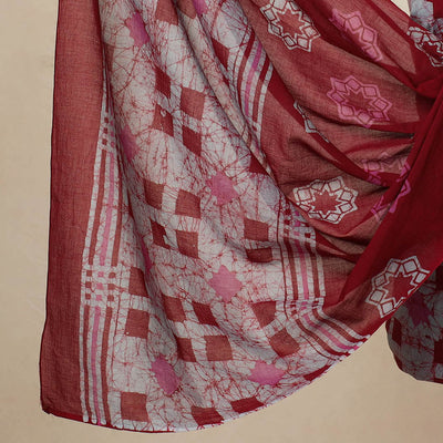 3pc Cotton Kutch Batik Print Dress Material 128