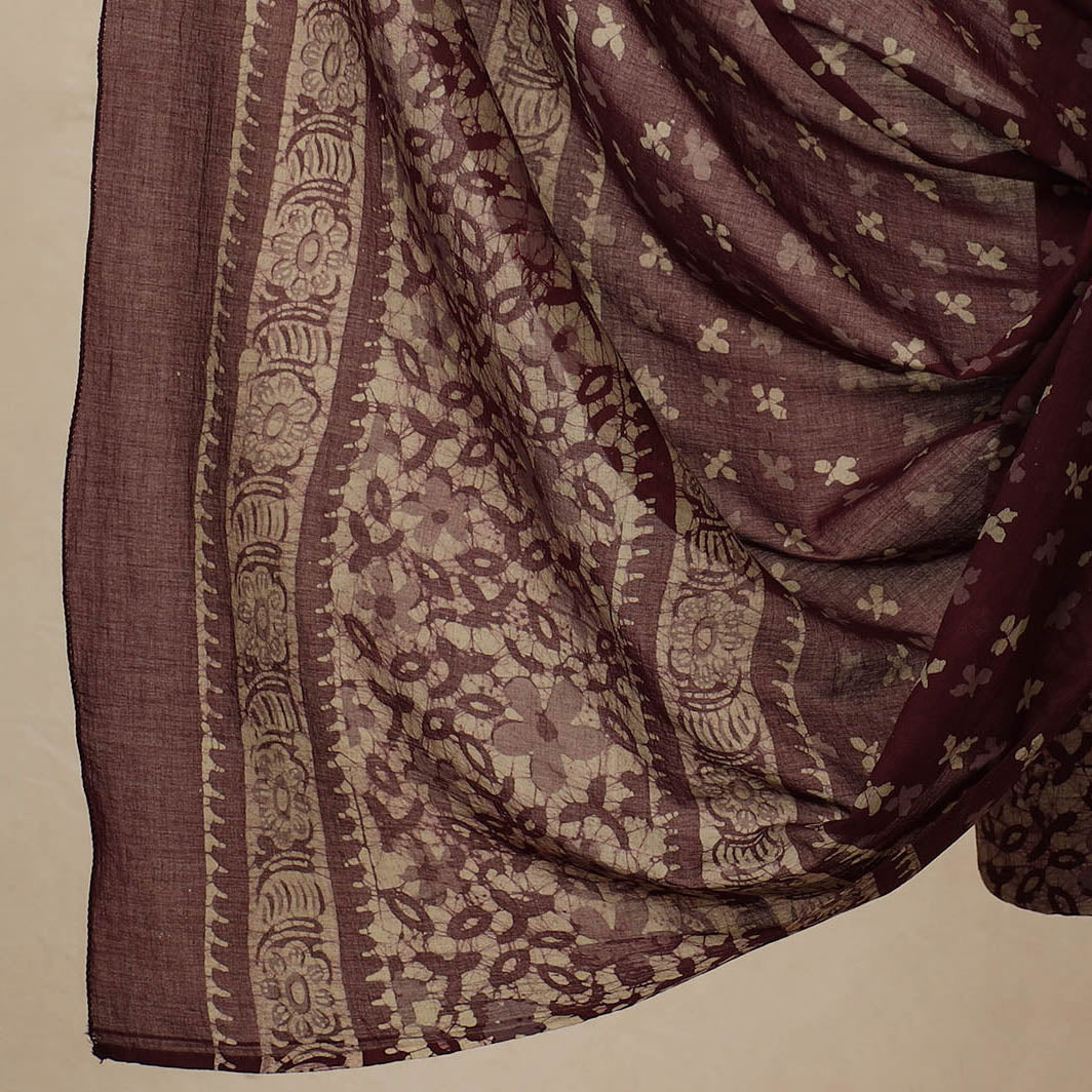 3pc Cotton Kutch Batik Print Dress Material 129