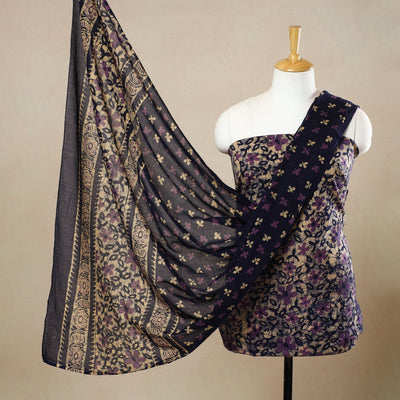 3pc Cotton Kutch Batik Print Dress Material 133