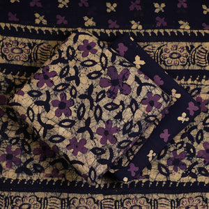 3pc Cotton Kutch Batik Print Dress Material 133