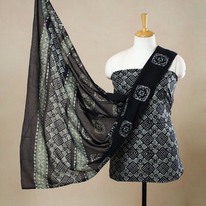 3pc Cotton Kutch Batik Print Dress Material 134