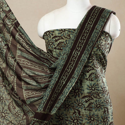 3pc Cotton Kutch Batik Print Dress Material 135